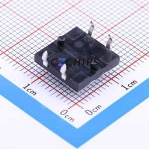 SKQEABA010 Tactile Switch Through hole Component (THT)-4P,12x12mm Switch Single Pole Single Throw Round Button Through Hole 12mm - Product Image 2