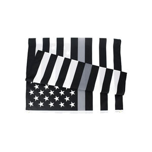 Gahum 3x5ft ธงชาติอเมริกันบางสีเทาเป็นมิตรกับสิ่งแวดล้อมโพลีเอสเตอร์กันน้ำเสาธงอะลูมิเนียมโปรโมตไดคัท - Product Image 2