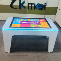 Table de jeu LED pour enfants de 32 pouces avec écran tactile intelligent, disponible en plusieurs couleurs