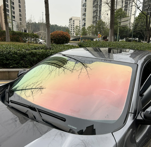 Pellicola Oscurante per Auto Effetto Camaleonte Rosa Fantasma Ultra-Trasparente con Alta Protezione dal Calore, Pellicola per Finestrini in Nano Ceramica - Product Image 1