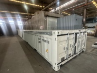 Conteneur semi-hauteur de 20 pieds à toit ouvert avec plancher en bâche souple et panneau supérieur amovible