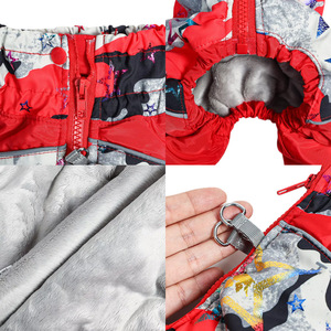 Chaqueta acolchada <span class=keywords><strong>de</strong></span> invierno <span class=keywords><strong>de</strong></span> lujo para perros, traje <span class=keywords><strong>de</strong></span> <span class=keywords><strong>nieve</strong></span> con patrón Floral con cremallera, estilo clásico, cálido, algodón, lino, Material <span class=keywords><strong>de</strong></span> nailon - Product Image 4