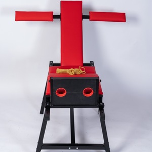 Sedia Erotica per Hotel in Pelle Rossa BDSM, Sedia del Sesso per Camera da Letto con Poggiapiedi, Giocattolo Erotico per Coppie - Product Image 6