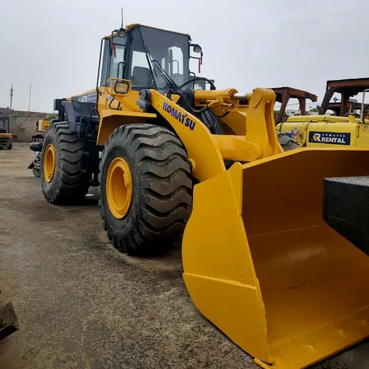 Yüksek kaliteli japon orijinal kullanılan Komatsu WA470-6 kepçe