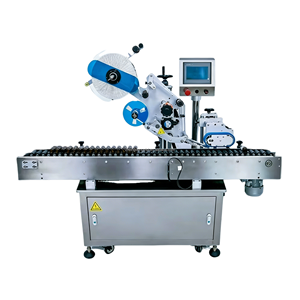 Machine d'étiquetage horizontale électrique automatique FLM-H160 pour ampoules, tubes à essai, bouteilles en plastique, bouteilles en verre, flacons d'huiles essentielles et autres supports - Product Image 3