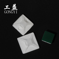 Entretoise en nylon auto-adhésive pour fixation de serre-câbles, Nylon66 UL94 V-2, support de gestion de câbles à base adhésive, isolation PA66, blanc, 12mm-28mm