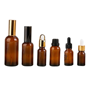 MUB Bulk Cheap Price 5ml 10ml 20ml <strong>30ml</strong> 50ml 100ml Amber Color Dropper Essential Oil Empty <strong>Glass</strong> <strong>Bottle</strong> - Product Image 3