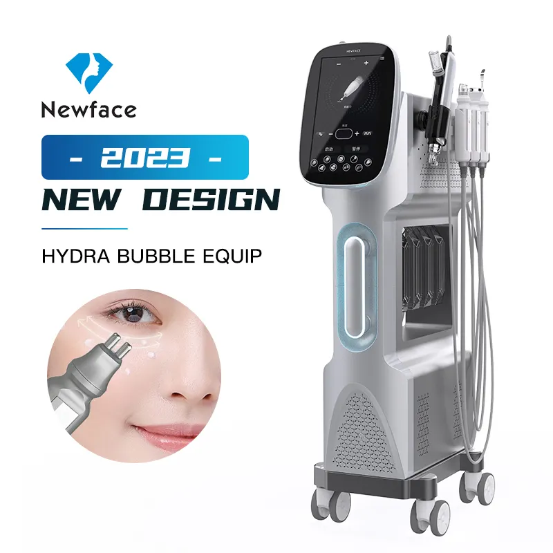 NewFace H2O2 Oxigênio Jet Peel Beleza Hydra Equipar Face Care Microdermabrasion Salão de beleza Pele Limpa Whiten Bubble Facial Hydro Machine