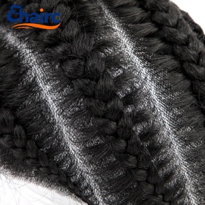 Sistema di trecce per capelli da <span class=keywords><strong>uomo</strong></span> senza colla, 100% capelli umani, facile applicazione senza colla per <span class=keywords><strong>uomo</strong></span> - Product Image 4