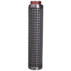 Suitable For Chemical Solvents Hot Water And Stainless Steel Pleated Filter Elements