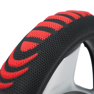 غطاء عجلة قيادة السيارة الفاخر رباعي الأذرع من ألياف الكربون المضاد للانزلاق - Product Image 4