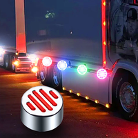 Nouvelle lumière de marquage LED ronde étanche IP67 de 2 pouces en PC pour voiture, remorque, camion, DC12V, garantie 1 an