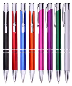 Алюминиевая шариковая ручка, рекламные различные, прочные, использующие, Заводские продажи, очень дешевые, металлические, оптом