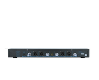 Système de microphone sans fil professionnel UHF 4 canaux avec 4 micros portatifs pour spectacles sur scène, conférences, hôtels