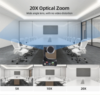 PTZ 1080p Webcam 20X Optischer Zoom Kompatibel mit verschiedenen Software für Live-Streaming Webcam Konferenz system Kamera