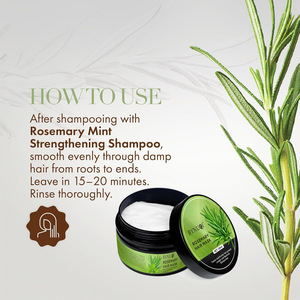 Condimento para el cabello fortificado con menta de Romero orgánico personalizado Transfronterizo Inglés completo ODM Tratamiento capilar Película de prevención de pérdida de cabello - Product Image 4