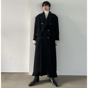 <span class=keywords><strong>Abrigo</strong></span> <span class=keywords><strong>de</strong></span> lana para mujer Otoño e Invierno abrigos <span class=keywords><strong>de</strong></span> invierno <span class=keywords><strong>de</strong></span> alta calidad cálidos alargados con doble botonadura - Product Image 6