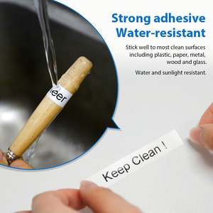 MUESTRA GRATUITA Cinta de Etiquetas <span class=keywords><strong>Dymo</strong></span> Cassette 45010 45011 45012 45013 45014 45015 Cinta Blanca Compatible con <span class=keywords><strong>Dymo</strong></span> D1 - Product Image 3