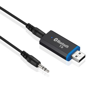 TX3 Mini <span class=keywords><strong>USB</strong></span> + <span class=keywords><strong>AUX</strong></span> Dual Trasmettitore Bluetooth 5.0 adattatore audio senza batteria per Computer TV ecc. - Product Image 3