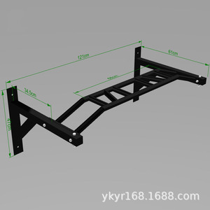 Parallel <b>Bars</b> Steel Pipe Horizontal <b>Bar</b> For Home Fitness Equipment Wall Mounted <b>Pull</b> <b>Up</b> Machine YR-8634 - Product Image 4