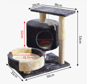 <span class=keywords><strong>Arbre</strong></span> <span class=keywords><strong>à</strong></span> <span class=keywords><strong>chat</strong></span>, poste <span class=keywords><strong>à</strong></span> gratter pour chaton, maison de luxe, support couvrant le Sisal - Product Image 6