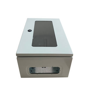 定制单门壁挂式不锈钢电子外壳Plexi玻璃控制箱 - Product Image 3