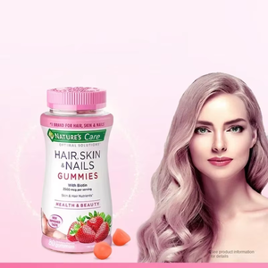 Kadın iç sağlık güzellik genç cilt sıkılaştırıcı vitamin takviyesi için 80 Gummies kollajen Biotin saç cilt tırnak çözümleri - Product Image 2