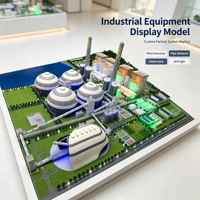 Modèle d'exposition d'équipement industriel personnalisé pour usine