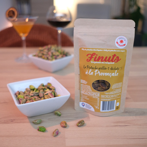 Finuts French Artisanal Dried <b>Roasted</b> Spiced Shelled Pistachio 80g Provencale Style Ready to Eat Nuts Snacks - Product Image 2