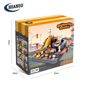 Juguete de Pista de Carreras con Autos para Niños, Set de Ingeniería con 3 Mini Autos para Niños, Juguete de Aventuras - Product Image 6