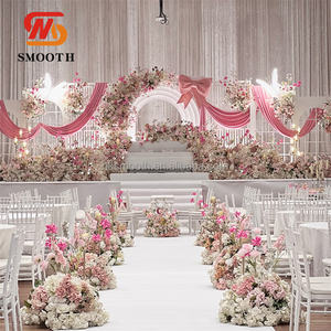 Panneau de fond LED en acrylique lisse pour photos, décors de mariage, panneau artisanal en PVC acrylique, support acrylique pour la décoration de scène de mariage - Product Image 4