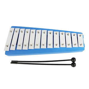 Xylophone Orff en aluminium à 13 plaques blanches, instrument de percussion à 13 tons, vente en gros - Product Image 1
