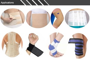 Thiết kế mới 3 "chỉnh màu đen tư thế đàn hồi vải y tế thể thao paneled băng đàn hồi - Product Image 6