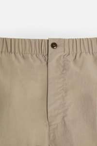 Pantalones de chándal anchos y holgados para hombre, de tela ligera de <span class=keywords><strong>ciencia</strong></span> y tecnología, versión holgada tipo paraguas, pantalones plisados de streetwear para hombre - Product Image 6