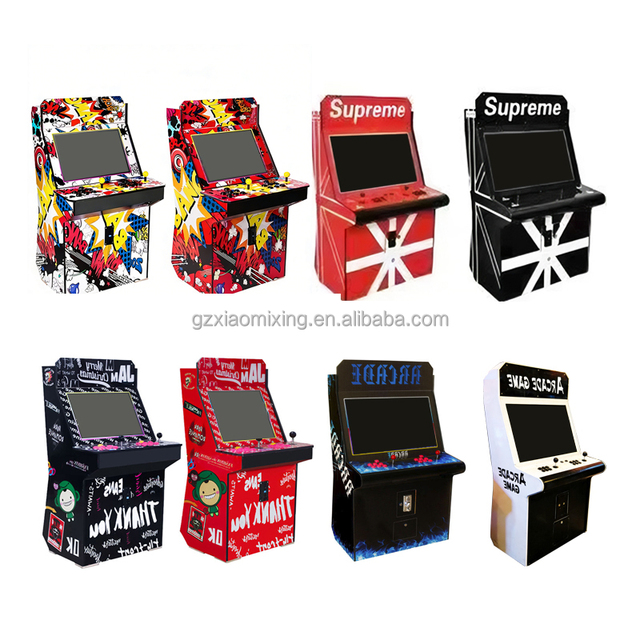 32-Inch Retro Arcade Wooden Cabinet 2-Player Video Game Machine English Language Coin Pusher Kids' Amusement Console Wholesale
