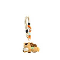 Pendentif en peluche cheval, porte-clés dessin animé original, accessoires de sac, vente en gros