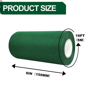 Tapis de gazon Joint auto-adhésif simple face Ruban de couture en tissu non tissé avec adhésif en <span class=keywords><strong>caoutchouc</strong></span> sensible à la pression pour le masquage - Product Image 5