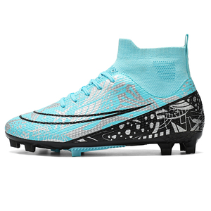 High-top Men's and Women's Anti-Slip Breathavility Football <strong>Boots</strong> Spiked Sports Shoes Soccer Training for All Seasons - Product Image 2