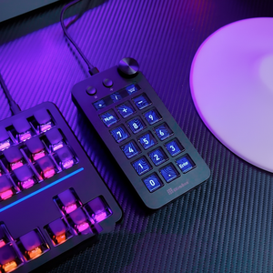 มิราบ็อกซ์ เอ็น <span class=keywords><strong>1</strong></span> สตรีมด็อคพร้อมปุ่ม LCD 15 ปุ่ม, ปุ่มหมุน <span class=keywords><strong>1</strong></span> ปุ่ม, คีย์แคปดิจิทัลที่ดาวน์โหลดได้ - รองรับ OEM - Product Image 1