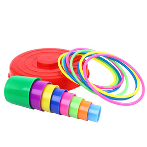 Jeu de lancer d'anneaux de grande taille en plastique, jeu d'empilage pour enfants, jeu parent-enfant, 4-6 ans, NO.369A - Product Image 4