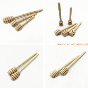 อุปกรณ์แท่งคนน้ำผึ้งทำจากไม้,เหยือกผสมน้ำผึ้งด้ามยาวใช้เครื่องมือในห้องครัว - Product Image 5