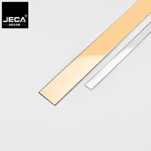 Foshan Supplier JECA stainless steel strip self adhesive gold lines mirror edge trim luxury border