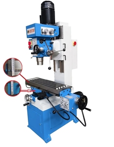 Venta Directa de Fábrica, Máquina de Perforación y Fresado Pequeña ZX50C, Mini Máquina Vertical para Trabajar Metales - Product Image 4