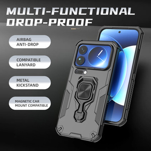 <span class=keywords><strong>Coque</strong></span> de téléphone <span class=keywords><strong>incassable</strong></span> antichoc en métal 360° avec support robuste, nouvelle mode personnalisée pour Xiaomi 17 Pro Max - Product Image 2