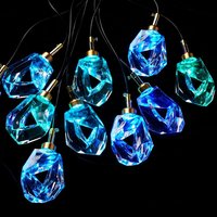Lumière de plafond suspendue LED 2026 en acrylique, cubes de glace RGB colorés, contrôle Bluetooth, pour décoration de mariage et événements festifs