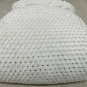 Tela de secuencia Viscos Georgette Lakhnavi para ropa, telas de trabajo bordadas, teñibles para Sherwani Lahenga - Product Image 3