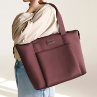 Nouveau design 2026 – Sac fourre-tout populaire en néoprène imperméable pour femme, grande capacité, idéal pour le shopping, le yoga et la gym
