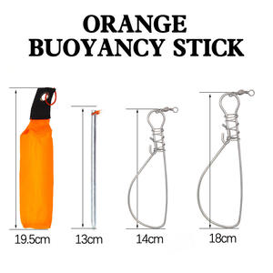 Verrou de pêche en acier inoxydable à cinq ou dix points de fixation avec barre de flottabilité pour la pêche en eau douce et la pêche au fond - Product Image 3