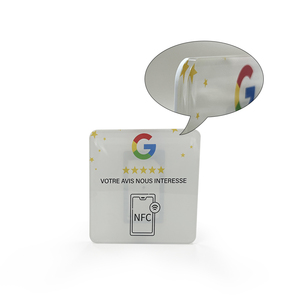 13.56MHz Acrylic <span class=keywords><strong>NFC</strong></span> Tik Tok hiển thị đứng lập trình RFID không tiếp xúc <span class=keywords><strong>NFC</strong></span> Google xem xét thẻ - Product Image 3
