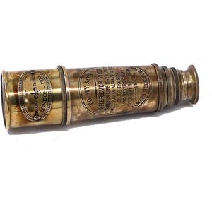 Telescopio Marítimo de Latón ALFA NAUTICAL de 15 Pulgadas con Aumento de 4-9.9x, Caja de Madera No Impermeable para Uso Civil - Product Image 2